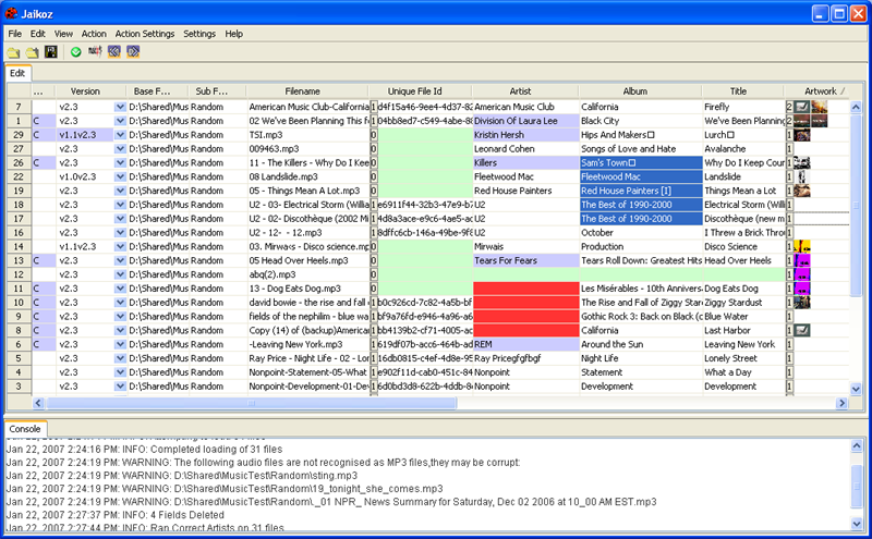 Jaikoz Audio Tag Editor