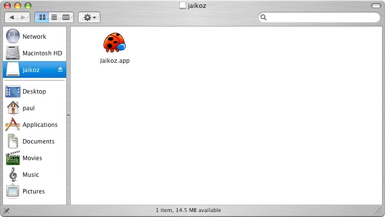 Mounted Jaikoz Disk