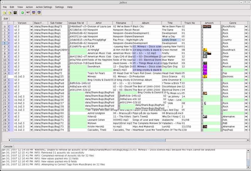 Jaikoz Tag Editor for Linux Screenshot
