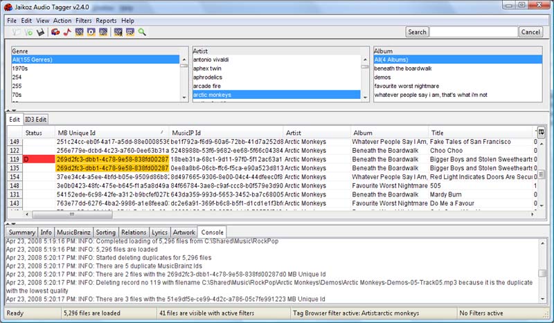 Delete Duplicates Screenshot