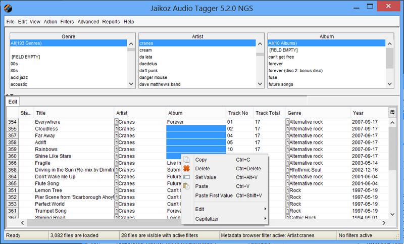 'Jaikoz Audio Tagger 8.4.2 Build 1157'